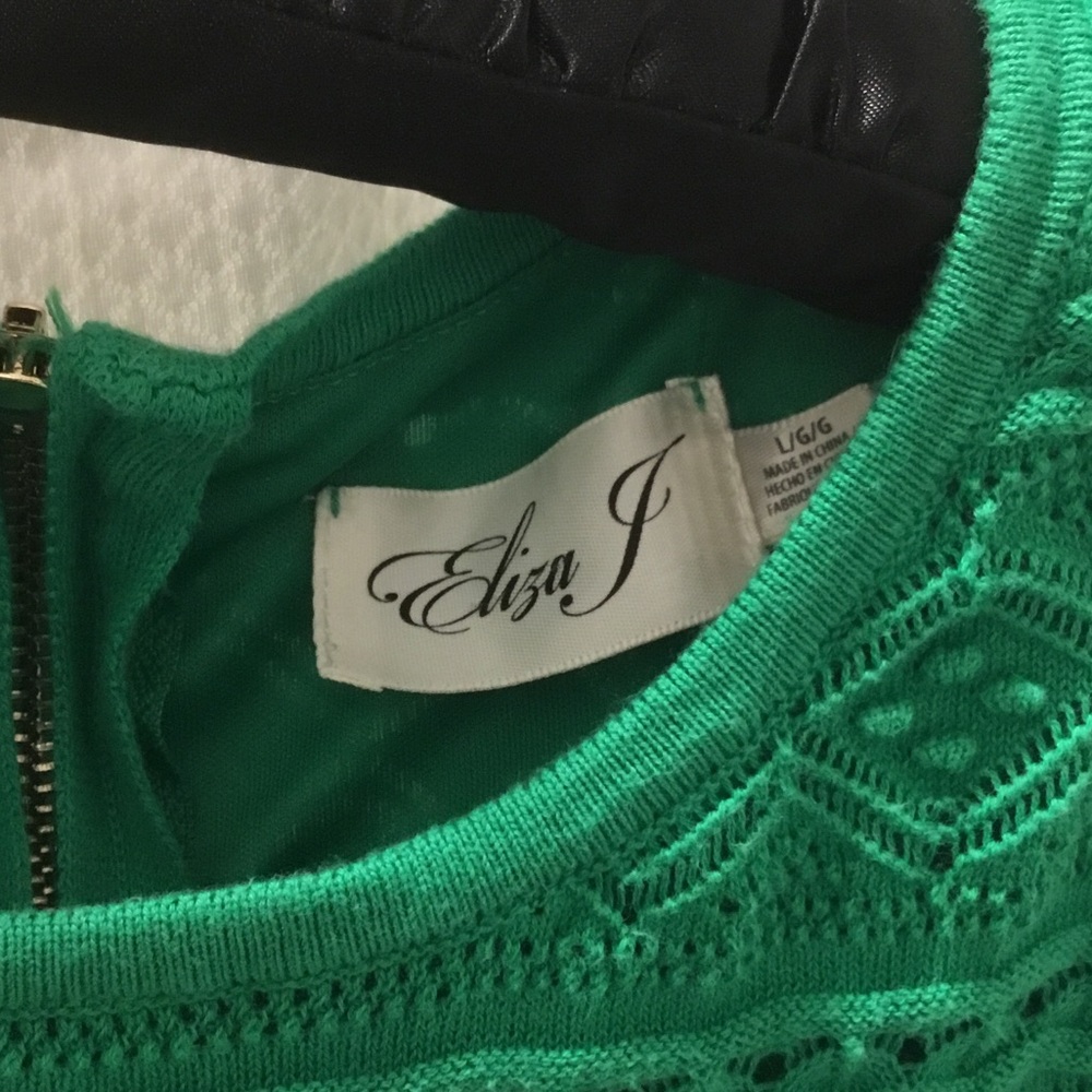 Eliza J Elegant Green Sleeveless Midi Dress - Picture 2 of 5
